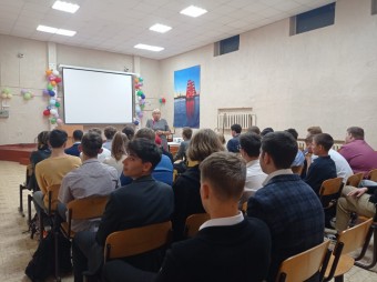Встреча председателя Думы района с учащимися Яковлевской школы.