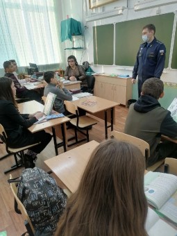 Встречи с военнослужащими в Новосысоевской школе № 2