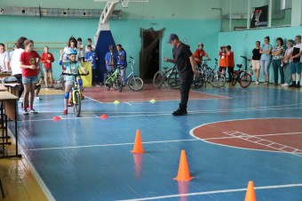 Районные соревнования юных велосипедистов "Безопасное колесо"