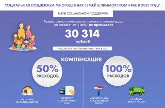 Социальная поддержка многодетных семей в Приморском крае