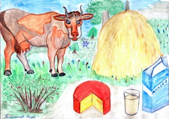 Конкурс детского рисунка, посвященный сельскому хозяйству стартовал на территории района