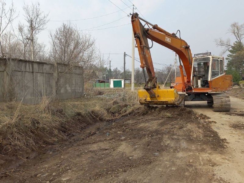 В селе Яковлевка по улице Фадеева начались ремонтные работы автодороги местного значения