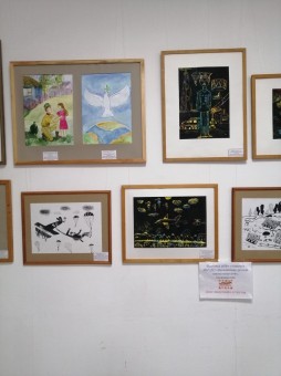 Открыта выставка работ учащихся художественного отделения МБУДО «ЯДШИ «День защитника Отечества» 2