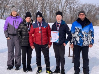В селе Яковлевка состоялась семейная эстафета по лыжным гонкам