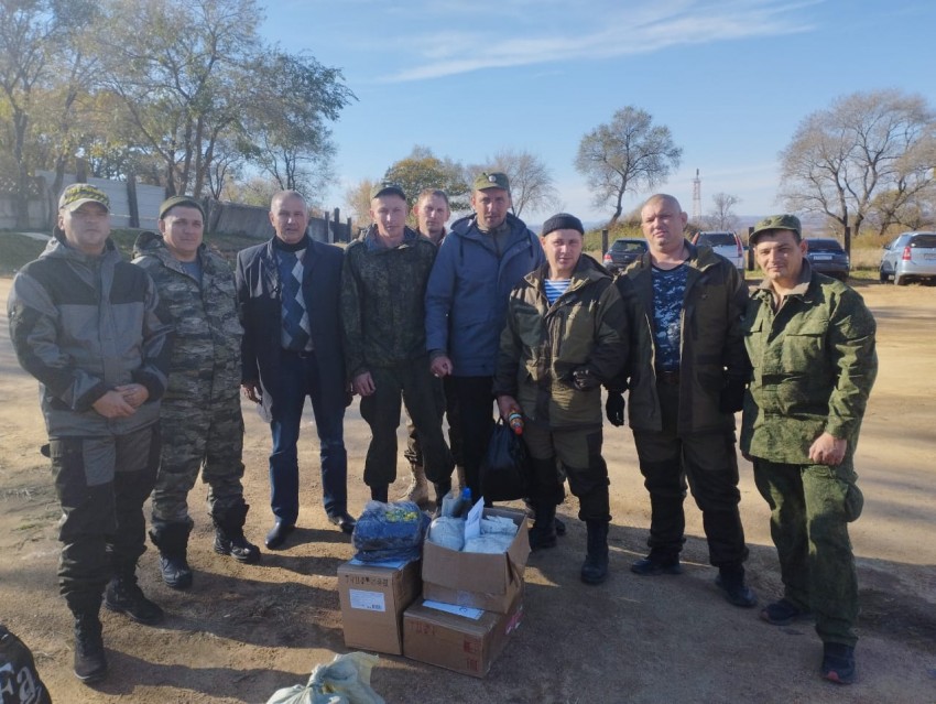 Глава района Алексей Коренчук встретился с мобилизованными земляками