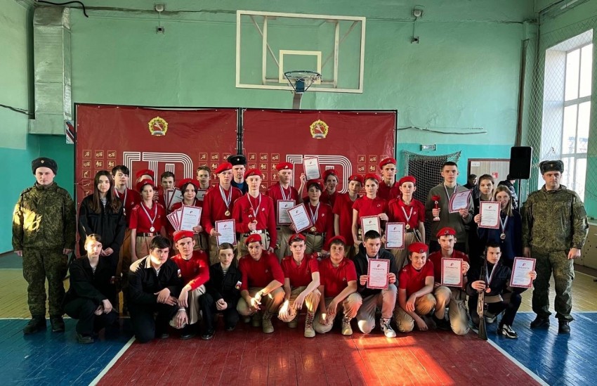 Спортивные игры среди юнармейских отрядов Яковлевского округа