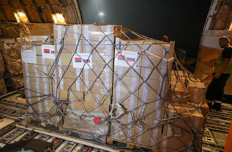 72 тонны гуманитарной помощи доставили в Приморье из Республики Беларусь